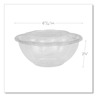 Eco-Products® Renewable and Compostable Salad Bowls with Lids - 24 oz, 50/Pack, 3 Packs/Carton (ECOEPSB24)