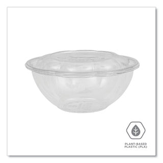 Eco-Products® Renewable and Compostable Salad Bowls with Lids - 24 oz, 50/Pack, 3 Packs/Carton (ECOEPSB24)