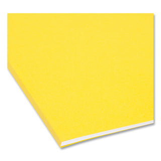 Smead™ Colored Hanging File Folders, Letter Size, 1/5-Cut Tab, Yellow, 25/Box (SMD64069)