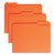 Smead™ Colored File Folders, 1/3-Cut Tabs, Letter Size, Orange, 100/Box (SMD12543)