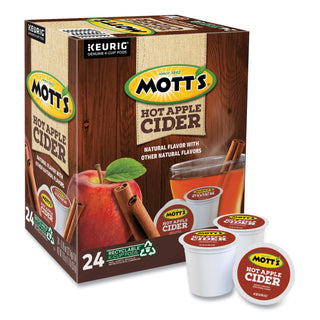 Mott's® Hot Apple Cider K-Cup Pods, 1 oz K-Cup Pod, 24/Box (GMT8604)