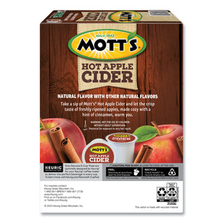 Mott's® Hot Apple Cider K-Cup Pods, 1 oz K-Cup Pod, 24/Box (GMT8604)