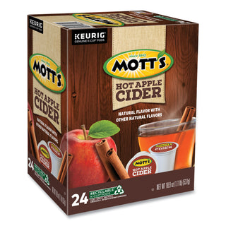 Mott's® Hot Apple Cider K-Cup Pods, 1 oz K-Cup Pod, 24/Box (GMT8604)