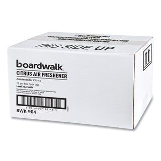 Boardwalk® Metered Air Freshener Refill, Citrus Sunrise, 5.3 oz Aerosol Spray, 12/Carton (BWK904)
