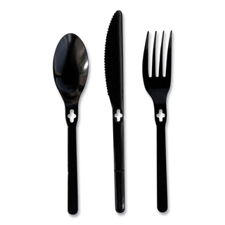 WeGo Spoon WeGo Polystyrene, Spoon, Black, 1000/Carton (WEG54101100)