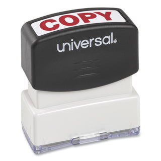 Universal® Message Stamp, COPY, Pre-Inked One-Color, Red (UNV10048)