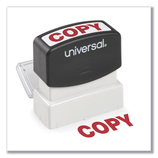 Universal® Message Stamp, COPY, Pre-Inked One-Color, Red (UNV10048)