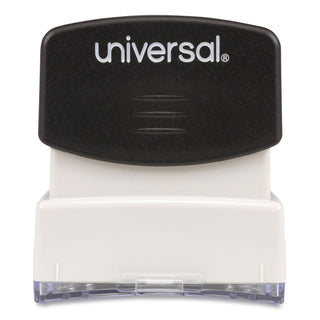 Universal® Message Stamp, ORIGINAL, Pre-Inked One-Color, Blue (UNV10060)