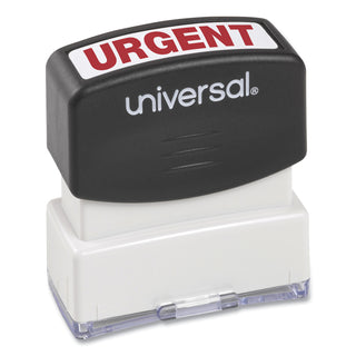 Universal® Message Stamp, URGENT, Pre-Inked One-Color, Red (UNV10070)