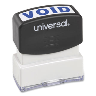 Universal® Message Stamp, VOID, Pre-Inked One-Color, Blue (UNV10071)
