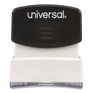 Universal® Message Stamp, PAID ONLINE, Pre-Inked One-Color, Red (UNV10156)