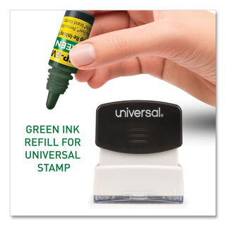 Trodat® Refill Ink for Clik! and Universal Stamps, 7ml-Bottle, Green (USSIG64)