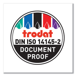 Trodat® Trodat E4750 Stamp Replacement Pad, 1 x 1 5/8, Black (USSP4750BK)