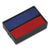 Trodat® T4850 Printy Replacement Pad for Trodat Self-Inking Stamps, 0.19" x 1", Blue/Red (USSP4850BR)