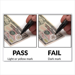 Dri-Mark® Smart Money Counterfeit Bill Detector Pen for Use w/U.S. Currency, Dozen (DRI351R1)