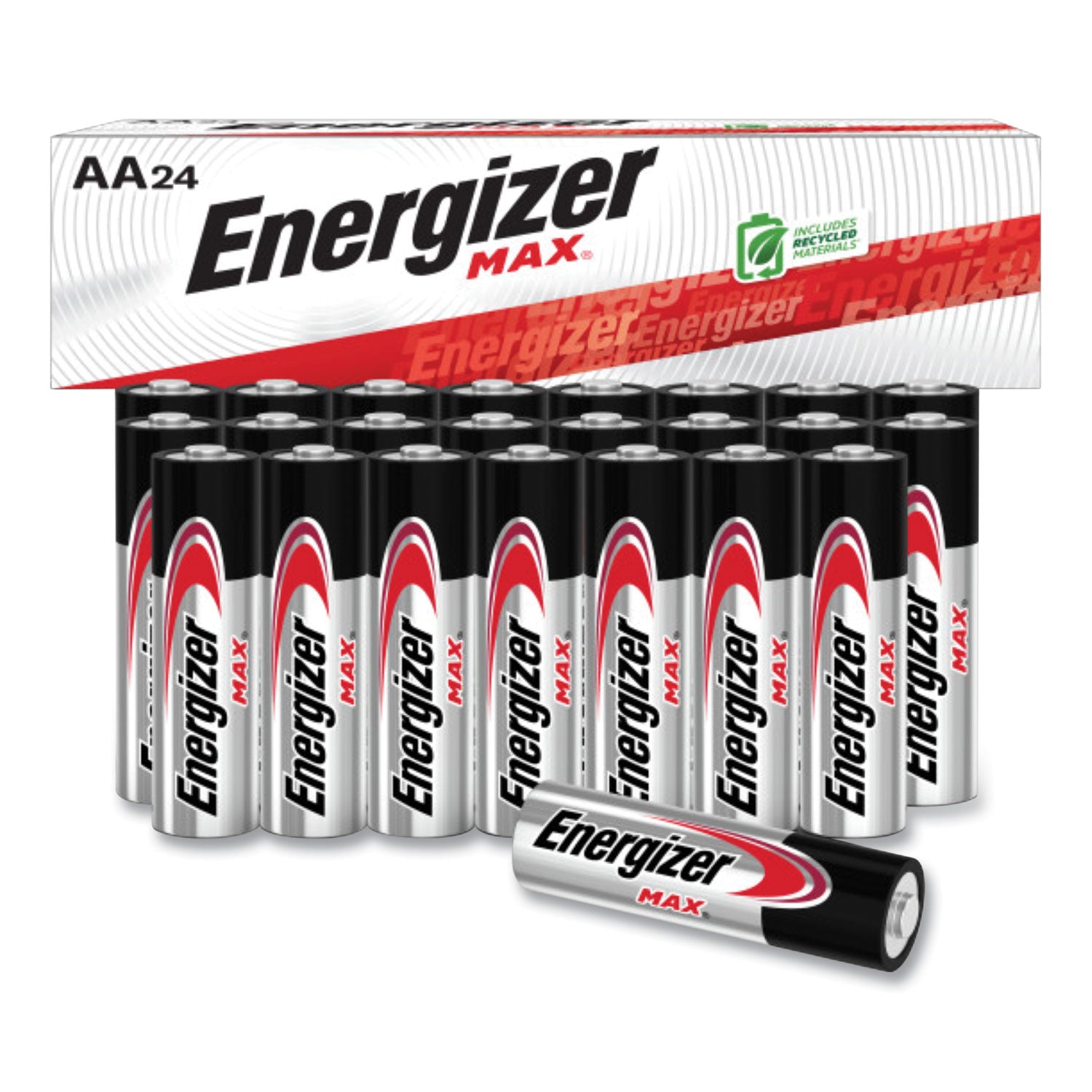 MAX AA Alkaline Batteries, 1.5 V, 4/Pack, 6 Packs/Box MAX AA Alkaline Batteries, 1.5 V, 4/Pack, 6 Packs/Box