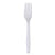 Boardwalk® Heavyweight Wrapped Polypropylene Cutlery, Fork, White, 1,000/Carton (BWKFORKHWPPWIW)