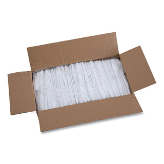 Boardwalk® Heavyweight Polystyrene Cutlery, Knife, White, 1000/Carton (BWKKNIFEHW)