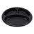 Boardwalk® Hi-Impact Plastic Dinnerware, Plate, 3-Compartment, 10" dia, Black, 125/Sleeve, 4 Sleeves/Carton (BWKPLTHIPS10BL3)