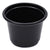Boardwalk® Souffle/Portion Cups, 1 oz, Polypropylene, Black, 20 Cups/Sleeve, 125 Sleeves/Carton (BWKPRTN1BL)