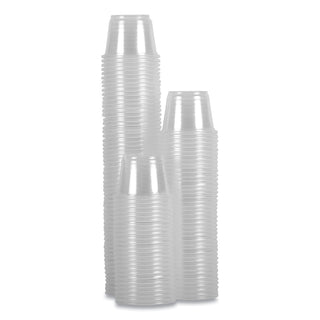 Boardwalk® Souffle/Portion Cups, 1 oz, Polypropylene, Clear, 20 Cups/Sleeve, 125 Sleeves/Carton (BWKPRTN1TS)