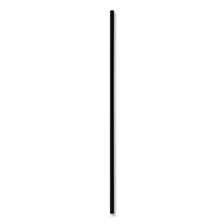 Boardwalk® Cocktail Straws, 8", Polypropylene, Black, 5,000/Carton (BWKSLSTUBL)