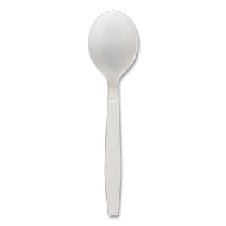 Boardwalk® Heavyweight Polypropylene Cutlery, Soup Spoon, White, 1000/Carton (BWKSOUPHWPPWH)