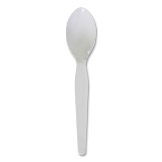 Boardwalk® Heavyweight Polystyrene Cutlery, Teaspoon, White, 1000/Carton (BWKSPOONHW)