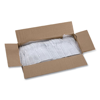 Boardwalk® Heavyweight Polystyrene Cutlery, Teaspoon, White, 1000/Carton (BWKSPOONHW)