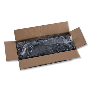 Boardwalk® Heavyweight Polypropylene Cutlery, Teaspoon, Black, 1000/Carton (BWKTEAHWPPBLA)