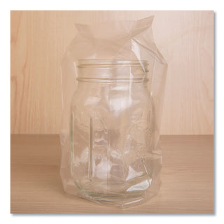 InteplastPitt Get Reddi Food & Poly Bag, 4 x 2 x 8, 16oz, .68mil, Clear, 1000/Carton (IBSPB040208)