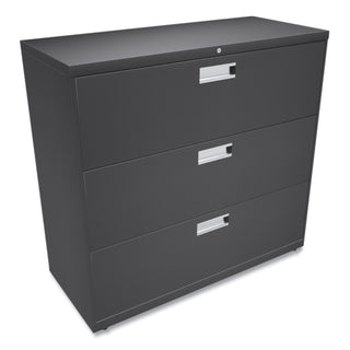HON® 600 Series Three-Drawer Lateral File, 42w x 18d x 39.13h, Charcoal (HON693LS)