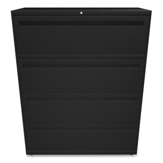 HON® 700 Series Four-Drawer Lateral File, 42w x 18d x 525h, Black (HON794LP)