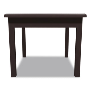 HON® Laminate Occasional Table, Square, 24w x 24d x 20h, Mahogany (HON80192NN)