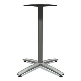 HON® Between Seated-Height X-Base for 30"-36" Table Tops, Silver (HONBTX30SPR8)