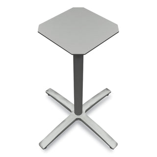 HON® Between Seated-Height X-Base for 30"-36" Table Tops, Silver (HONBTX30SPR8)