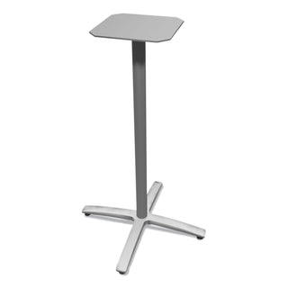 HON® Between Standing-Height X-Base for 30"-36" Table Tops, Silver (HONBTX42SPR8)