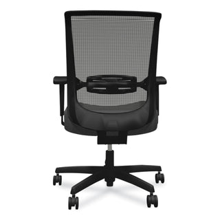 HON® Convergence Mid-Back Task Chair with Swivel-Tilt Control, Supports up to 275 lbs, Iron Ore Seat, Black Back, Black Base (HONCMZ1ACU19)