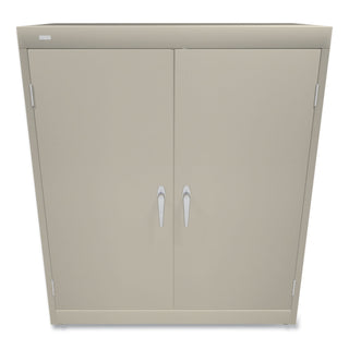 HON® Assembled Storage Cabinet, 36w x 18 1/8d x 41 3/4h, Putty (HONSC1842L)
