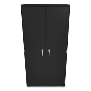 HON® Assembled Storage Cabinet, 36w x 24 1/4d x 71 3/4h, Black (HONSC2472P)