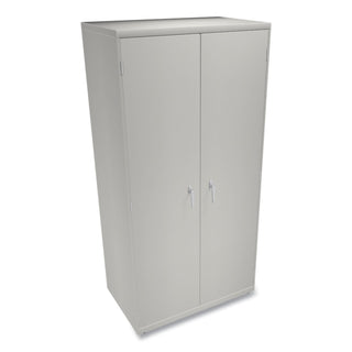 HON® Assembled Storage Cabinet, 36w x 24 1/4d x 71 3/4h, Light Gray (HONSC2472Q)