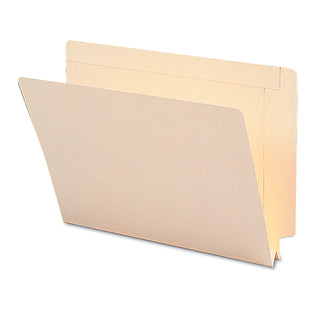 Smead™ Heavyweight Manila End Tab Expansion Folders, Straight Tab, Letter Size, 50/Box (SMD24275)