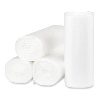 InteplastPitt High-Density Commercial Can Liners, 16 gal, 8 microns, 24" x 33", Natural, 1,000/Carton (IBSS243308N)