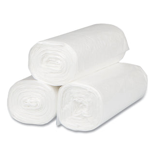 InteplastPitt High-Density Commercial Can Liners, 16 gal, 8 microns, 24" x 33", Natural, 1,000/Carton (IBSS243308N)