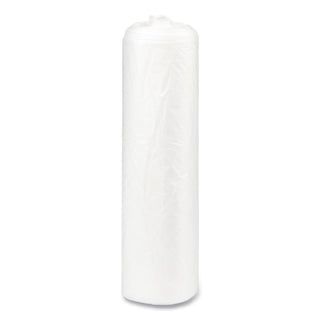 InteplastPitt High-Density Interleaved Commercial Can Liners, 30 gal, 8 microns, 30" x 37", Clear, 500/Carton (IBSS303708N)
