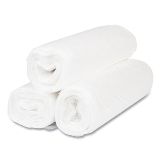InteplastPitt High-Density Interleaved Commercial Can Liners, 33 gal, 11 microns, 33" x 40", Clear, 500/Carton (S334011N)