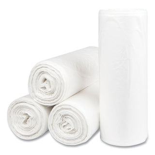 InteplastPitt High-Density Interleaved Commercial Can Liners, 55 gal, 14 microns, 36" x 60", Clear, 200/Carton (IBSS366014N)