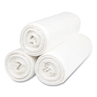 InteplastPitt High-Density Interleaved Commercial Can Liners, 55 gal, 14 microns, 36" x 60", Clear, 200/Carton (IBSS366014N)
