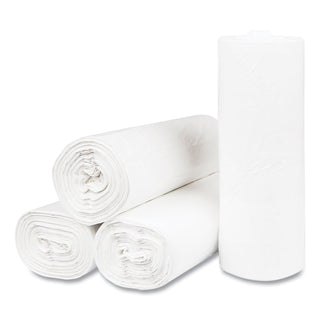InteplastPitt High-Density Interleaved Commercial Can Liners, 55 gal, 17 microns, 36" x 60", Clear, 200/Carton (IBSS366017N)