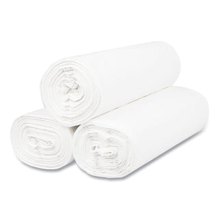 InteplastPitt High-Density Interleaved Commercial Can Liners, 55 gal, 17 microns, 36" x 60", Clear, 200/Carton (IBSS366017N)